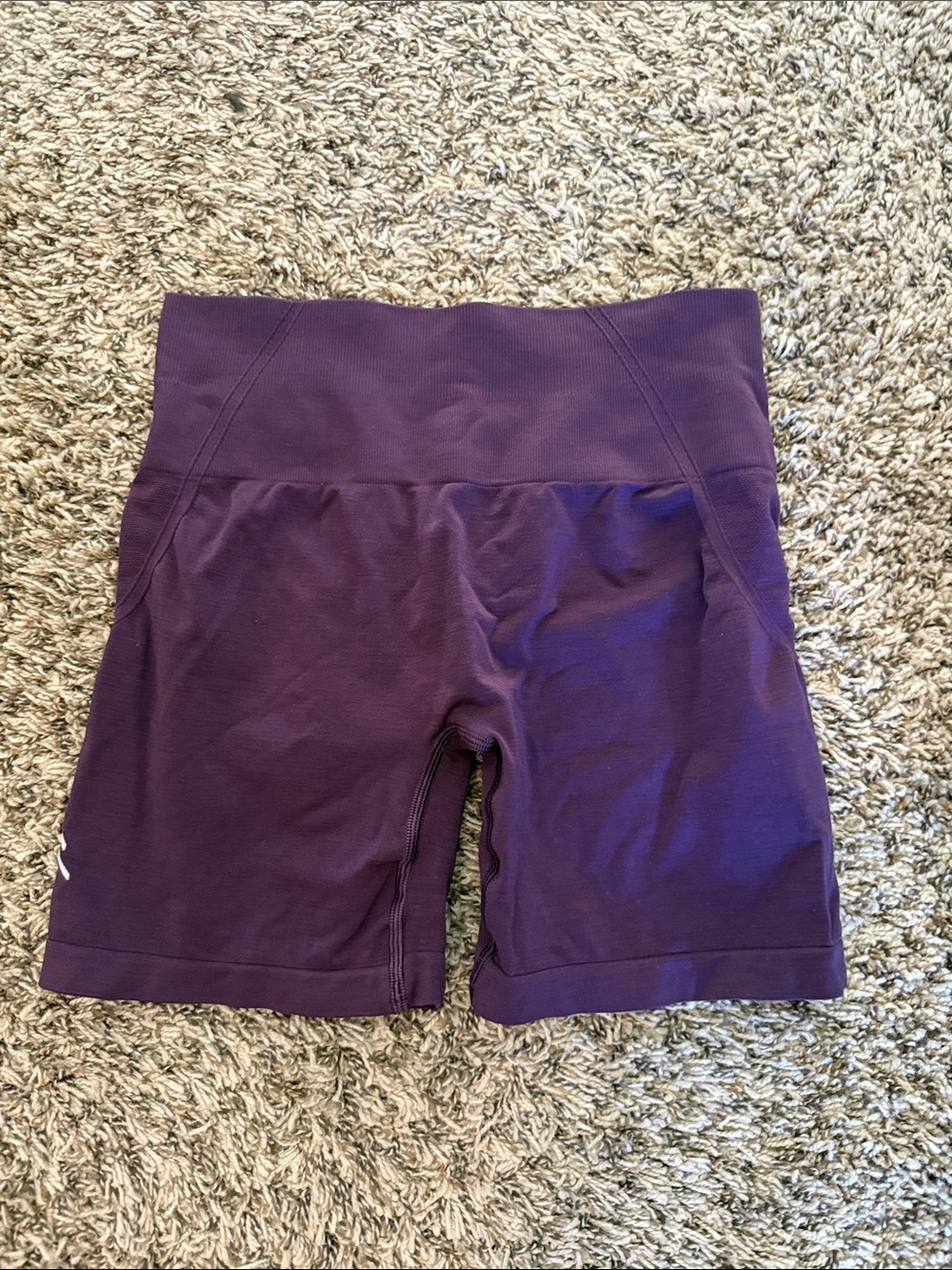 One Actice High-Waist Purple Women’s Bike Shorts